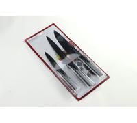 Royalty Line Ensemble de 3 couteaux – Chef, viande et universel avec revêtement antiadhésif