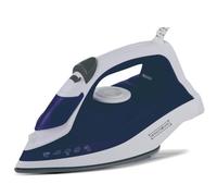 ROYALTY LINE, Fer à Repasser à Vapeur 2200W Bleu Modèle RLDB15413-BLU, Semelle CeraGlide, Réservoir 240ml, Vapeur Verticale, Fonction Autonettoyante, Idéal pour Tous Tissus