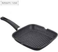 Royalty Line, ""Poêle À Griller De 28 Cm À Revêtement En Marbre Aluminium Moulé Sous Pression - Revêtement En Marbre