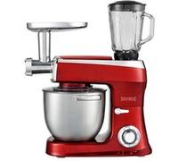 Royalty Line Robot de cuisine 3 en 1, mixeur, hachoir à viande -2100W Rouge Royalty Line G