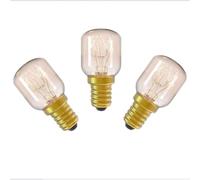 Royalux Lot de 3 petites ampoules à incandescence E14 de rechange pour four, micro-ondes, réfrigérateur, congélateur et lampe de sel de l'Himalaya 15 W Blanc chaud