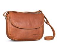 ROYALZ 'Vermont' Vintage Sac à Main en Cuir Véritable pour Femmes - Petit Sac Epaule pour Fête, Soirée, City - Couleur: Texas Marron