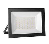 Royana Projecteur extérieur LED 50 W 5000 lm super lumineux (6000 K blanc froid), étanche IP65 - Sans prise - Idéal pour les terrains de sport, les garages, les jardins et les arrière-cours