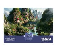 Royaume caché Puzzle 1000 Pièces Adultes intéressant Puzzles 1000 Pièce Peinture Art Cadeau 52x38cm/1000pcs