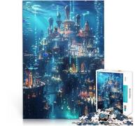 Royaume sous-Marin d'Océanie Puzzles 1000 pièces pour Adolescents Casse-tête pour Car C'est Un pour Toute la Famille 38x26cm