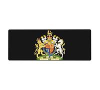Royaume-Uni De Grande-Bretagne Et D'Irlande Du Nord Tapis D'Écriture Avec Motif D'Écusson Military|Tapis De Bureau Informatique Multifonction|Base En Caoutchouc Antidérapante + Surface Douce|Bureau