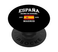 Royaume-Uni d'Espagne Madrid-Est 1492 PopSockets PopGrip Adhésif