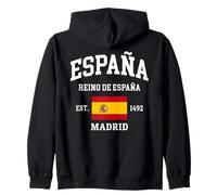 Royaume-Uni d'Espagne Madrid-Est 1492 Sweat à Capuche