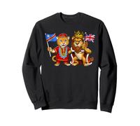 Royaume-Uni Drapeau République démocratique du Congo Anglais Sweatshirt