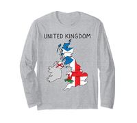 Royaume-Uni Îles Britanniques Écosse Pays de Galles Angleterre Carte du Royaume-Uni Manche Longue