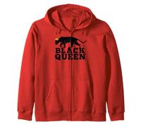Royauté Africaine avec Couronne Reine Noire Sweat à Capuche
