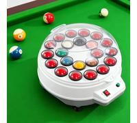 RoyceBee Billiard Ball Cleaner Machine de Nettoyage Automatique de Billard, pour Boule Américaine 16 et 22 Boules Anglaises, Nettoyeur de Boule de Billard, Polisseuse de Boule de Billard 22balls