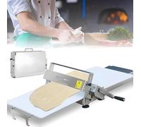 RoyceBee Laminoir à Pâte Manuel Acier Inoxydable avec Grande Planche 60×30cm/90×40cm,épaisseur Réglable 0,5-25mm,Laminoir à Pâtisserie Pliable Professionnel pour Boulangerie,Pizza Width15.74in