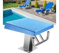 RoyceBee Plate-Forme de Départ de Plongée Antidérapante, Plongeoir Piscine avec Structure Inoxydable et Inclinaison de 15°, Conçu pour Les Nageurs Exigeants, Utilisation en Piscine Municipale