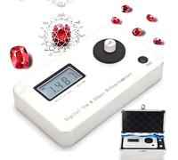 RoyceBee Réfractomètre de Gemme Professionnel, Testeur Diamant et Pierres Précieuses, Gamme de Réfraction 1.300-3.000, Précision 0.001, Erreur ±0.005, Outil D'Identification pour Diamants