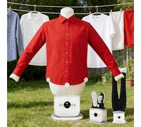 RoyceBee Séchoir-Repasseuse Automatique Multifonction, 8 Min Express, Air Chaud Régulable, pour Tous Types de Tissus Y Compris Chemises, Pantalons et Chaussures