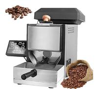 RoyceBee Torréfacteur de Café Électrique avec Bac Collecteur de Balle, Machine à Torréfier Automatique 700W, Capacité 300g, Parfait pour Les Amateurs de Café et Les Petits Commerces