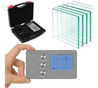 RoyceBee Vérificateur D’épaisseur Professionnel Double Vitrage, Mesure Exacte du Verre et de L’intercalaire D’air, Plage Large, Affichage Numérique - Destiné Aux Vitriers, Contrôleurs Qualité