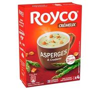 ROYCO - Minute Soup Crème D'Asperges Et Croûtons 60G - Lot De 4