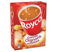 ROYCO - Minute Soup Gratinée Oignon Et Croûtons 80G - Lot De 4