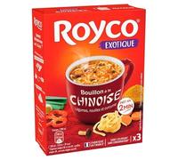 ROYCO | Royco Minute Soup Bouillon À La Chinoise 3 Sachets De 20Cl 47G | Lot De (3) | livraison offerte
