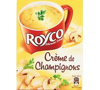 Royco Soupe Déshydratée Crème de Champignons - 4 Sachets de 20 cl - Lot de 6