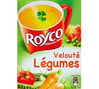 Royco Soupe déshydratée Velouté de Légumes 4 sachets de 20 cl - 49,2 g - Lot de 6