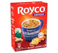 ROYCO - Soupe Légère aux Nouilles et Coriandre, Saveur Fraîcheur Légumes (3 x 20cl) - Le Lot De 6