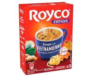 ROYCO - Soupe Minute À La Vietnamienne, Saveur Authentique 48g - Lot De 4