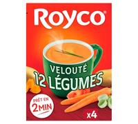 ROYCO - Soupe Veloutée aux 12 Légumes, Saveur Riche et Onctueuse, Format Pratique 4x800mL - Le Lot De 6