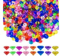 ROYHOO - Lot de 140 jouets en acrylique avec strass brillants pour la plage, bijoux de pirate, jouets pour enfants, décoration de fête