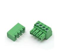 ROYIHOME 1 lot de connecteurs de type station de soudage 15EDG 3,81 mm à aiguille droite incurvée PCB type enfichable vert (aiguille droite, 9P)