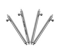 RoYiio 4 Morceaux Quick Release Spring Bar 20mm Barre à Ressort Acier Inoxydable 1,80mm Ø pour Tête de Montre Connexion Bracelet