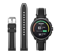 RoYiio Bracelet Compatible avec Suunto Race/Suunto Vertical, Doux Confortable, 22mm Silicone Bracelet Remplacement Sport pour Suunto 9 Peak/Suunto 9 Peak Pro/Suunto 5 Peak - Noir/Blanc