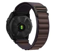 RoYiio Bracelet de sport en nylon pour Garmin Fēnix/Epix/Quatix/MARQ Series/Descent Series/D2 Series/Enduro/Tactix, confortable, respirant, résistant avec crochet en G pour QuickFit 22 mm, bleu indigo