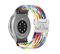 RoYiio Bracelet Nylon 20mm pour Amazfit Active 2 Square/Active 2 /Bip 3 /Cheetah Square Bracelets Respirant Doux Confort Bracelet de Montre pour Amazfit GTR Mini/GTS 4 /GTS 3 - Rainbow Officiel