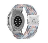 RoYiio Bracelet Nylon 20mm pour Amazfit Active 2 Square/Active 2 /Bip 3 /Cheetah Square Bracelets Respirant Doux Confort Bracelet de Montre pour Amazfit GTR Mini/GTS 4 /GTS 3 - X Rose Bleu Gris