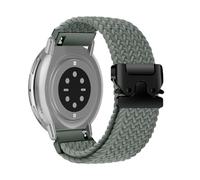 RoYiio Bracelet Nylon 20mm pour Amazfit Active 2 Square/Active 2 /Bip 3 /Cheetah Square Bracelets Respirant Doux Confort Bracelet de Montre pour Amazfit GTR Mini/GTS 4 /GTS 3 - Vert