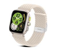 RoYiio Bracelet Nylon Compatible avec Amazfit Cheetah (Square), Confortable et Respirant, 20mm Bracelet Sangle Nylon pour Amazfit GTR Mini/GTS 4 Mini/Bip 3 Pro/GTS 3 /GTS 2 Mini - Lueur des étoiles