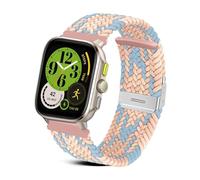 RoYiio Nylon Bracelet pour Amazfit Active 2 Square/Amazfit Cheetah Square Bracelets Confortable Respirant 20mm Bracelet pour Amazfit GTR Mini/GTS 4 Mini/Bip 3 Pro/GTS 3 - LLF