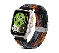 RoYiio Nylon Bracelet pour Amazfit Active 2 Square/Amazfit Cheetah Square Bracelets Confortable Respirant 20mm Bracelet pour Amazfit GTR Mini/GTS 4 Mini/Bip 3 Pro/GTS 3 - MQ Colorée