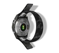 RoYiio Nylon Bracelet pour Garmin Quatix 8 47mm/Quatix 7 Pro/Tactix 8 47mm/Fenix8 47 mm/Fēnix 7Pro/Fēnix 6Pro Bracelet Respirant pour Descent G2/Fenix E/Epix 2 (QuickFit 22mm, Camouflage Gris)