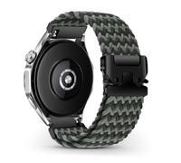 RoYiio Nylon Bracelet pour Xiaomi Watch S4/S3/S2/2 Pro Bracelets Redmi Watch 5 Active/Lite Respirant Doux Confort Bracelet de Montre pour Huawei GT 6 Pro 46mm /Garmin Venu 4 45mm - Noir Vert
