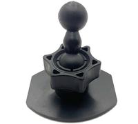 ROYJJ Adaptateur de tête sphérique pour moto et vélo - Support de téléphone mains libres - 17 mm - Base ventouse réglable