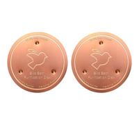 ROYJJ Bain d'oiseaux disque en cuivre et triple point pour l'eau physique, sûr, nettoyage du cuivre, nettoyant de purification du cuivre, fontaine gain de temps Solution de bain d'oiseaux