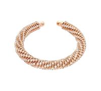 ROYJJ Bracelet ouvert réglable avec strass en métal léger et polyvalent pour formel, décontracté, bracelet ouvert en strass, taille unique, Comme décrit