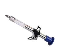 ROYJJ Buse de graisse de vélo en alliage d'aluminium pour entretien, injecteur de chaîne, fournitures de cyclisme, huile pour vélo