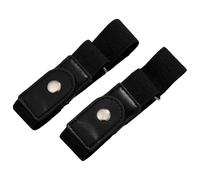 ROYJJ Ceinture élastique avec bouton en jean - Boucle de taille réglable - Bouton rapide pour pantalon - Serrez la taille - Ceinture à coudre sur le côté