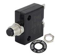 ROYJJ Disjoncteur thermique à réinitialisation manuelle 15 A 125 250 V 50 V Protections contre les surcharges pour appareils ménagers et véhicules Réinitialisation manuelle Protection contre les