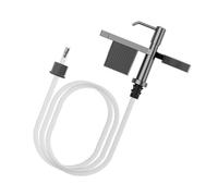 ROYJJ Distributeur de savon réglable pour éviers de cuisine avec tube étendu pour un remplissage facile et une utilisation polyvalente, distributeur de savon pour rehausser et rallonger l'évier